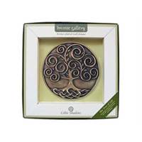 Royal Tara Bronze Plated Tree of Life Plaque