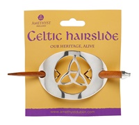 Image for Trinity Knot Celtic Hair Slide, Large