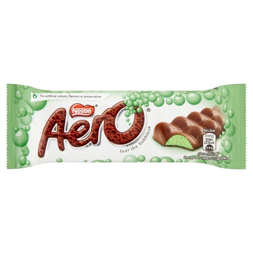 Aero Mint Chocolate Bar - Tipperary Irish Importer | Celtic Jeweler