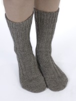 Image for Kerry Woollen Mills Organic Wool Sox, Brown