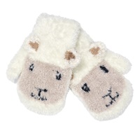 Image for Cream Sheep Baby Mittens
