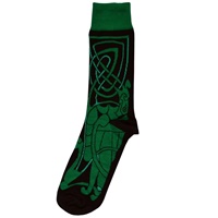 Image for Patrick Francis Celtic Socks, Black/Green