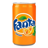 Fanta Orange Flavoured Soft Drink Can 330 ml - Imported