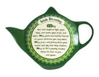 Image for Shamrock Spiral Blessing Teabag Holder