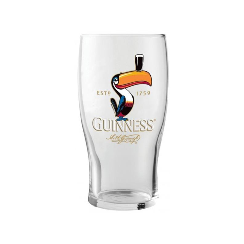 Guinness Toucan Pint Glass (set of 2) – Celtic Tides/Celtic Corner