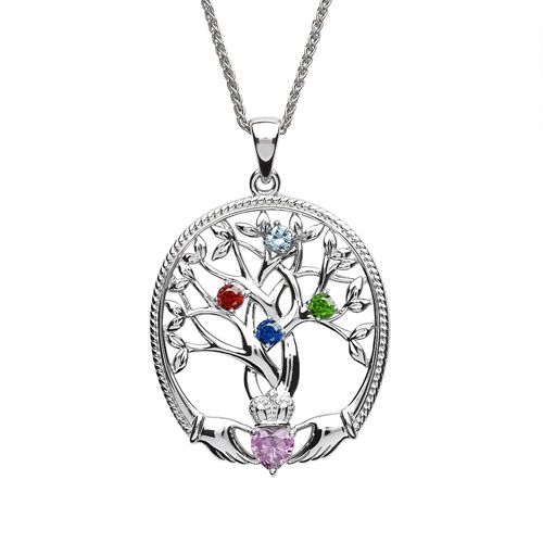 celtic birthstone necklace