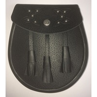 Image for GM Belt Embossed & Studded Leather Sporran