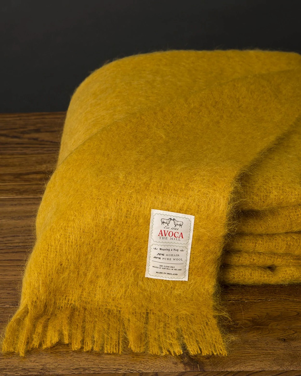 Avoca mohair 2024 throw