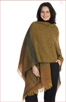 Image for Celtic Ruana in Gold by Kerry Woolen Mills