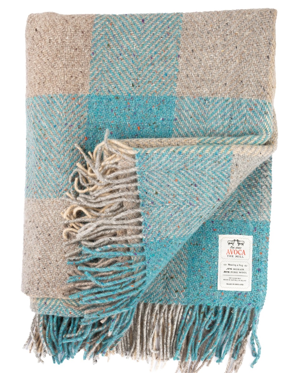 Avoca Handweavers Mohair Tweed Dewdrop Throw - Irish Jewelry | Irish ...