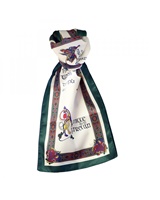 Image for Book of Kells Long Signature Scarf, Green/Red/Purple