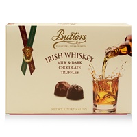 Image for Butlers Milk & Dark Chocolate Truffles with Irish Whiskey Gift Box