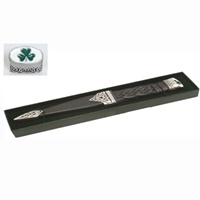 Image for GM Belt Chrome Finish Sgian Dubh Dress with Shamrock Top