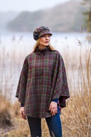 Image for Mucros Weavers Half Zip Poncho 402