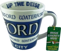 Image for County Colours Mug-Waterford