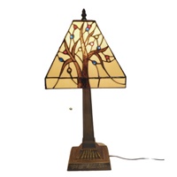 Image for Tree of Life Stained Glass Lamp