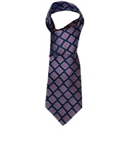 Image for Book of Kells Knot  Silk Tie, Navy/Purple