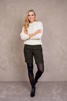 Image for Maggie Tweed Shorts, Green Herringbone by Jack Murphy
