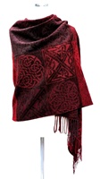 Image for Calzeat Celtic Knot Garnet Wrap