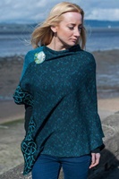 Image for Irish Linen, Cotton and Silk Wallace Shawl, Jewel