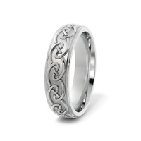 Image for Endless Celtic Design Wedding Ring Sterling Silver