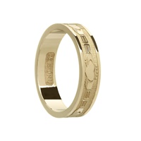 Image for The Original Gold Claddagh Irish Wedding Band