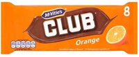 Image for McVities Club Orange Chocolate 7 Pack 154g