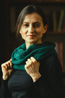 Bill Baber Donegal Merino Wool Islay Snood, Jade