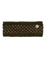 Image for Patrick Francis Fashion Knitwear Lurex Headband, Khaki/ Gold