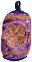 Image for India Arts Cotton Mandala Backpack, Purple Gold