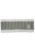 Image for Patrick Francis Sustainable Collection Taupe and Cream Solid Rib Knit Headband