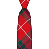 Image for Fraser Red Tartan Wool Necktie