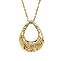 14kt Gold Vermeil Celtic Triskele Necklace