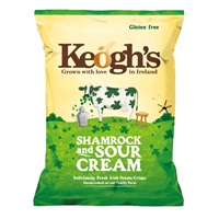 Keoghs Shamrock and Sour Cream Crisps 125 g