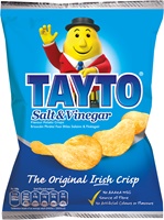 Tayto Salt and Vinegar Crisps 37g