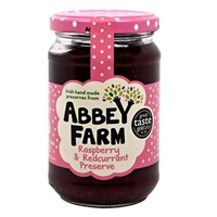 Image for Abbey Farm Raspberry and  Redcurrent Irish Preserve 350g