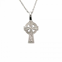 Image for Sterling Silver Double Sided Celtic Cross, 15mm x 9mm