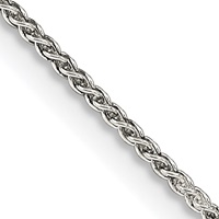 Image for Sterling Silver 1.25 mm Round Spiga Chain, 24 inch