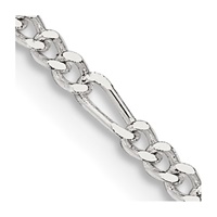 Image for Sterling Silver 2.25 mm Figaro Chain, 26 inch