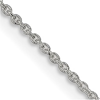 Image for Sterling Silver 1.25mm Cable Chain, 16 inch