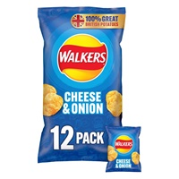 Image for Walkers Cheese & Onion 12 Pack 300g