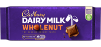 Image for Cadbury Dairy Milk Wholenut Chocolate Bar 180g