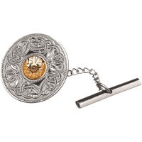 Image for Medium Celtic Warrior Tie Tac with 18K Gold Bead