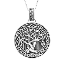 Spirit of the Celt Earth Collection Sterling Silver Gents Tree of Life Pendant