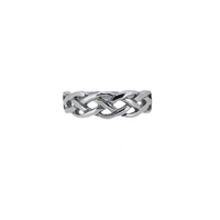 Image for 10K White Gold Celtic Weave Ring