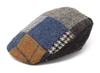 Image for Hanna Hats Irish Tweed Donegal Touring Patchwork Cap