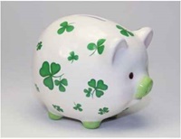 Image for Shamrock Piggy Bank