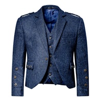 Image for Braemar Jacket and Vest Lomond Blue Tweed