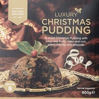 Image for Matthew Walker Luxury Christmas Pudding 800g