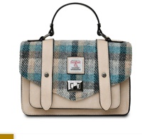 Image for Islander Medium Satchel Bag with HARRIS TWEED - Islander Tartan